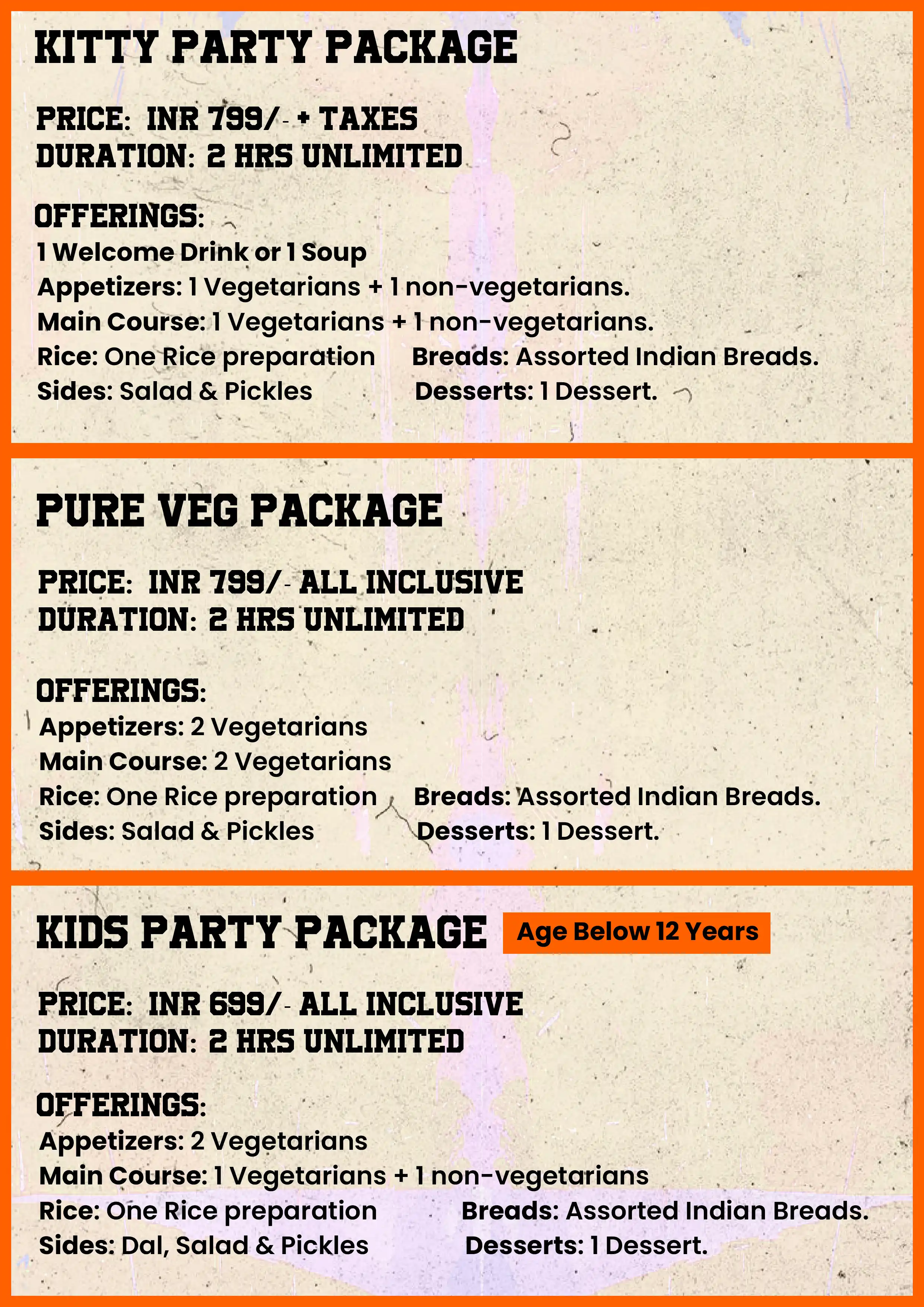 Corporate Menu 1